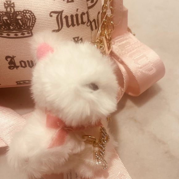 JUICY FESTIVAL SHOULDER BAG WITH STUFFED ANIMAL CHARM - Picture 3 of 4